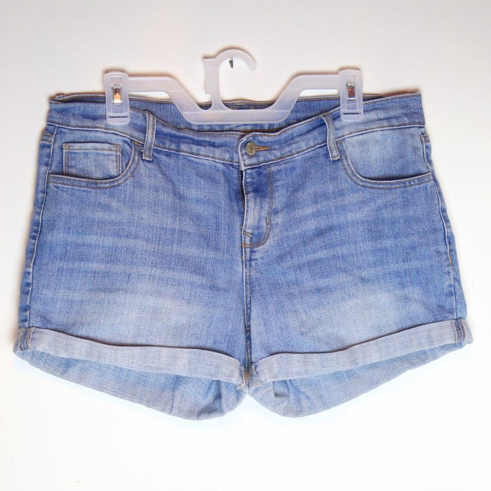Boyfriend Light Wash Denim Shorts